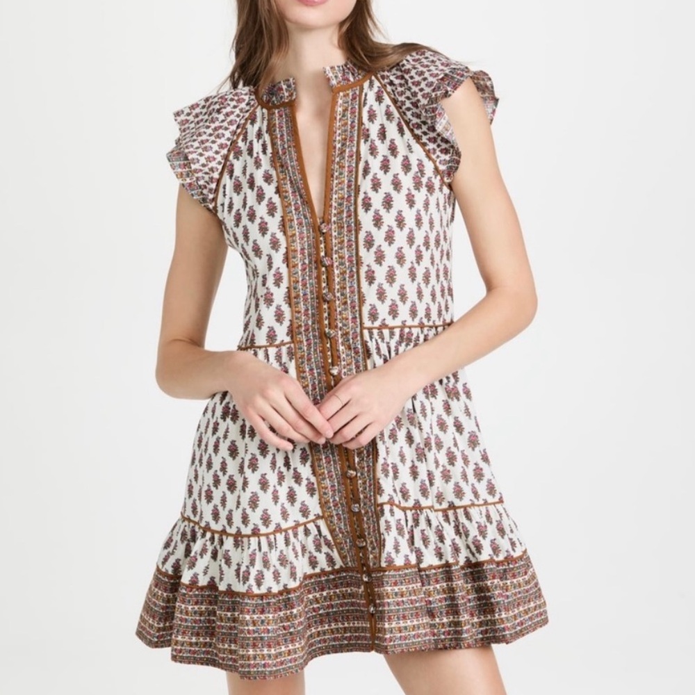 Veronica Beard Amoura Floral Mini Dress